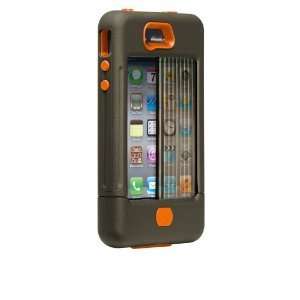 Indestructible Case Mate iPhone 4S 4 Tank Case Cover Orange Green FREE 