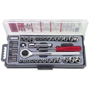   Metric and Fractional Bit Tip and Socket Wrench Set