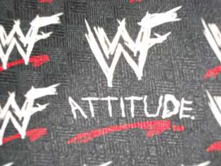 RALPH MARLIN SILK TIE WWF ATTITUDE WRESTLING LOGO WWE  
