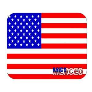  US Flag   Merced, California (CA) Mouse Pad Everything 