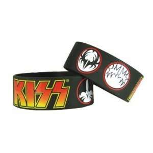  KISS   1 wide silicone bracelet IKONS 