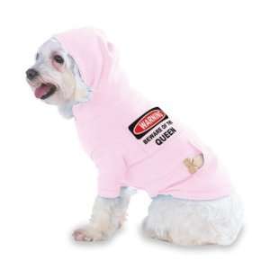 BEWARE OF THE QUEEN Hooded (Hoody) T Shirt with pocket for your Dog or 