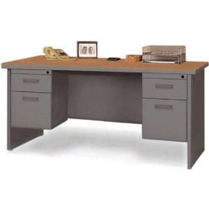  60 x 30 Double Pedestal Steel Desk IWA267 Office 