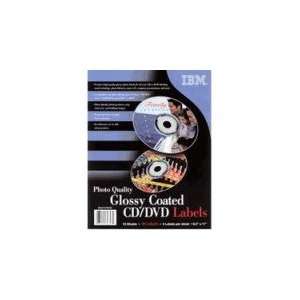  IBM Impreso 01P8195 Inkjet Glossy Coated CD/DVD Labels 