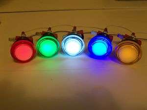 LED lit Arcade Push Buttons MAME Multicade  