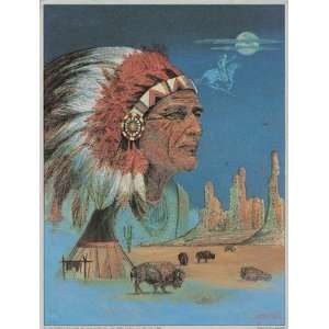  Indian Chief Poster Print