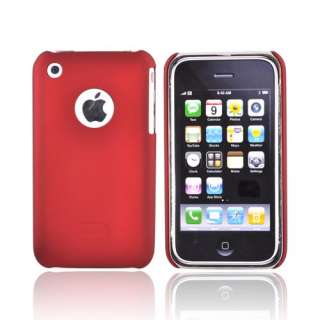 NEW RED OEM CASE MATE BARELY THERE BACK COVER CASE FOR APPLE IPHONE 3G 