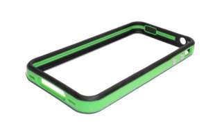 iPhone 4S Green/Black Universal Fit Bumper Case for iPhone4 4S ATT 