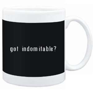  Mug Black  Got indomitable?  Adjetives Sports 
