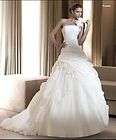 New White/Ivory Wedding Dresses bridesmaid Bridal Gown Size 6.8.10.12 