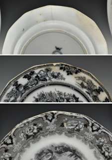 Antique English Porcelain Plates Adams Ironstone  