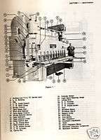 Cincinnati Hydraulic Shear Manual, Operation & Maint.  