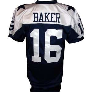  Matt Baker #16 Cowboys Game Issued Navy Jersey(Size 50 
