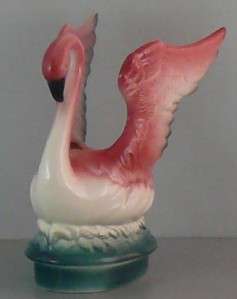 California Pottery Flamingo Statue Maddux Planter  