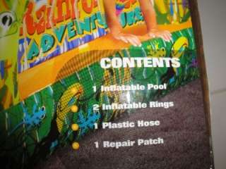 Banzai Rain Forest Adventure Pool Inflatable Kids Child Swimming Swim 