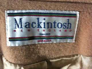 Vtg 80s Mackintosh 100% Wool Peacoat Jacket Coat M  