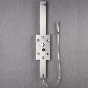 Circini Thermostatic Stainless Steel Shower Panel with Handspray and 