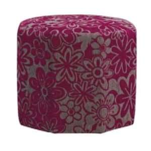  Masino Gray Hexagon Ottoman