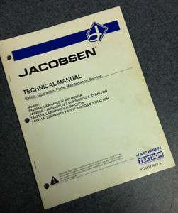 Jacobsen Lawnaire V Lawn Aerifier 4 5 Tech Parts Manual  