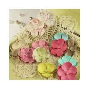 Marri Printed & Solid Mulberry Flowers 12/Pkg  Kitchen 
