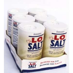 LoSalt Reduced Sodium Salt Alternative   Iodized   6pk  