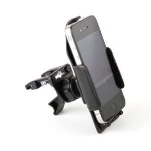  leather air vent Mount / bracket / holder for iPhone 4, iPhone 