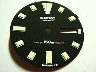 Brand new aftermarket Seiko 6309 automatic divers dial with luminous 