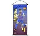 OFFICIAL FC BARCELONA LARGE FABREGAS PENNANT FLAG 110 x 48CMS NEW GIFT