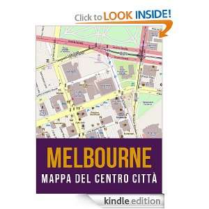 Melbourne, Australia mappa del centro città (Italian Edition 