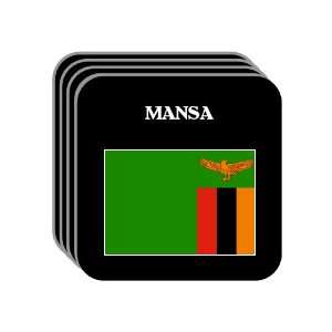 Zambia   MANSA Set of 4 Mini Mousepad Coasters