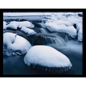  National Geographic, Lake Itasca with Snow, 8 x 10 Poster 