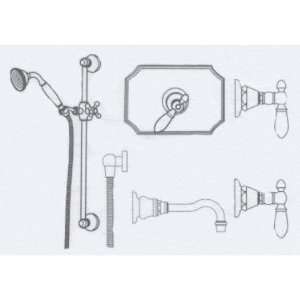  Justyna Collections Shower & Tub Filler Combo Fia F 7257 X 