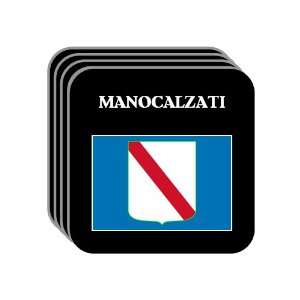 Italy Region, Campania   MANOCALZATI Set of 4 Mini Mousepad Coasters