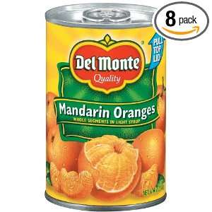 Del Monte Mandarin Oranges Whole Segments in Light Syrup, 15 Ounce 