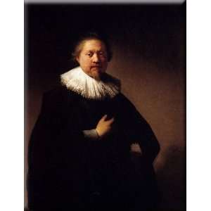  Portrait Of A Man 23x30 Streched Canvas Art by Rembrandt 