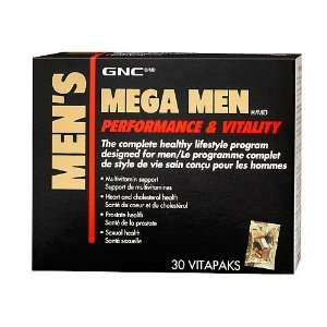  GNC Mega Men Performance and Vitality VitaPak Health 