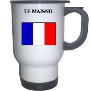  France   LE MAISNIL White Stainless Steel Mug 