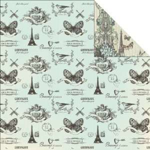  Kaisercraft Mairie Bonjour Double Sided Paper, 12 by 12 