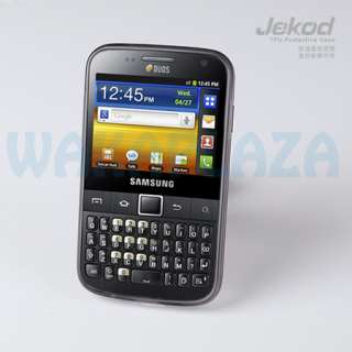   TPU Cover Case + Screen Protector 4 Samsung Galaxy Y Pro B5510 TXT JKD
