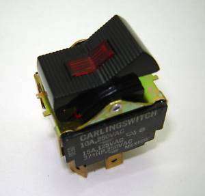 Carlingswitch 10 A 250 VAC Lit Rocker Switch  