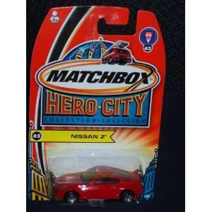  2003 Matchbox Hero City Nissan Z Red 2003 62 Toys & Games
