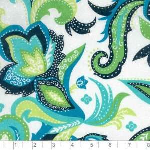 56 Wide Dottied Swiss Madra Turquoise Fabric By The Yard 