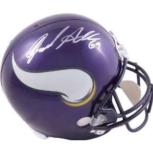 Jared Allen Autographed Helmet  Details Minnesota Vikings, Riddell 
