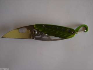 Schrade X Timer Leaf Caribiner Leaf Linerlock Knife  