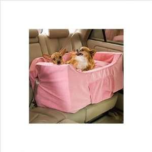   Luxury Buddy Pet Car Seat in Pink Microsuede (2 Pieces)