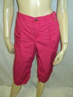 CREW Pink Chino Twill Capri/cropped pants Sz 12 LRG  
