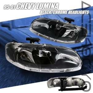 Chevy Lumina Headlights Black Headlights 1995 1996 1997 1998 1999 2000 
