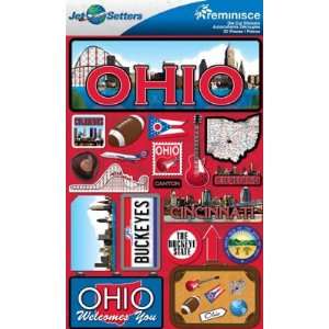  Jetsetters Ohio Die Cut Stickers Arts, Crafts & Sewing