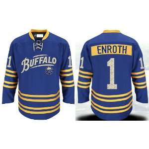  NHL Gear   Jhonas Enroth #1 Buffalo Sabres Third Blue 