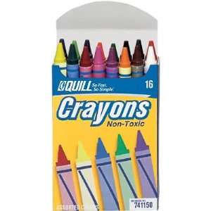  Quill Brand Crayons 16 Count Box Arts, Crafts & Sewing